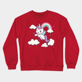 flying unicorn Crewneck Sweatshirt